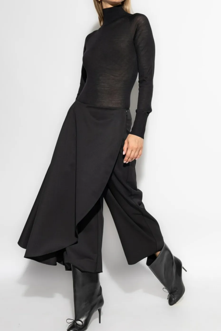 Alaïa BLACK Pants with pleat