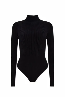 Alaïa BLACK Ribbed Bodysuit