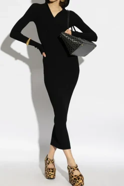 Alaïa BLACK Ribbed Dress