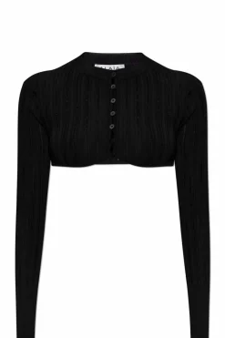 Alaïa BLACK Short cardigan