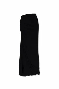 Alaïa BLACK Skirt with side draping