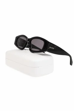 Alaïa BLACK Sunglasses with logo