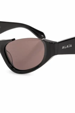 Alaïa BLACK Sunglasses with logo