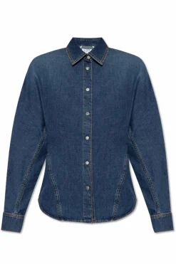 Alaïa BLUE Denim shirt