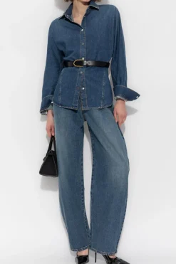 Alaïa BLUE Denim shirt