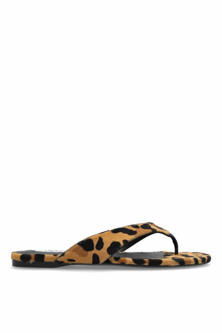 Alaïa BROWN Animal print slides