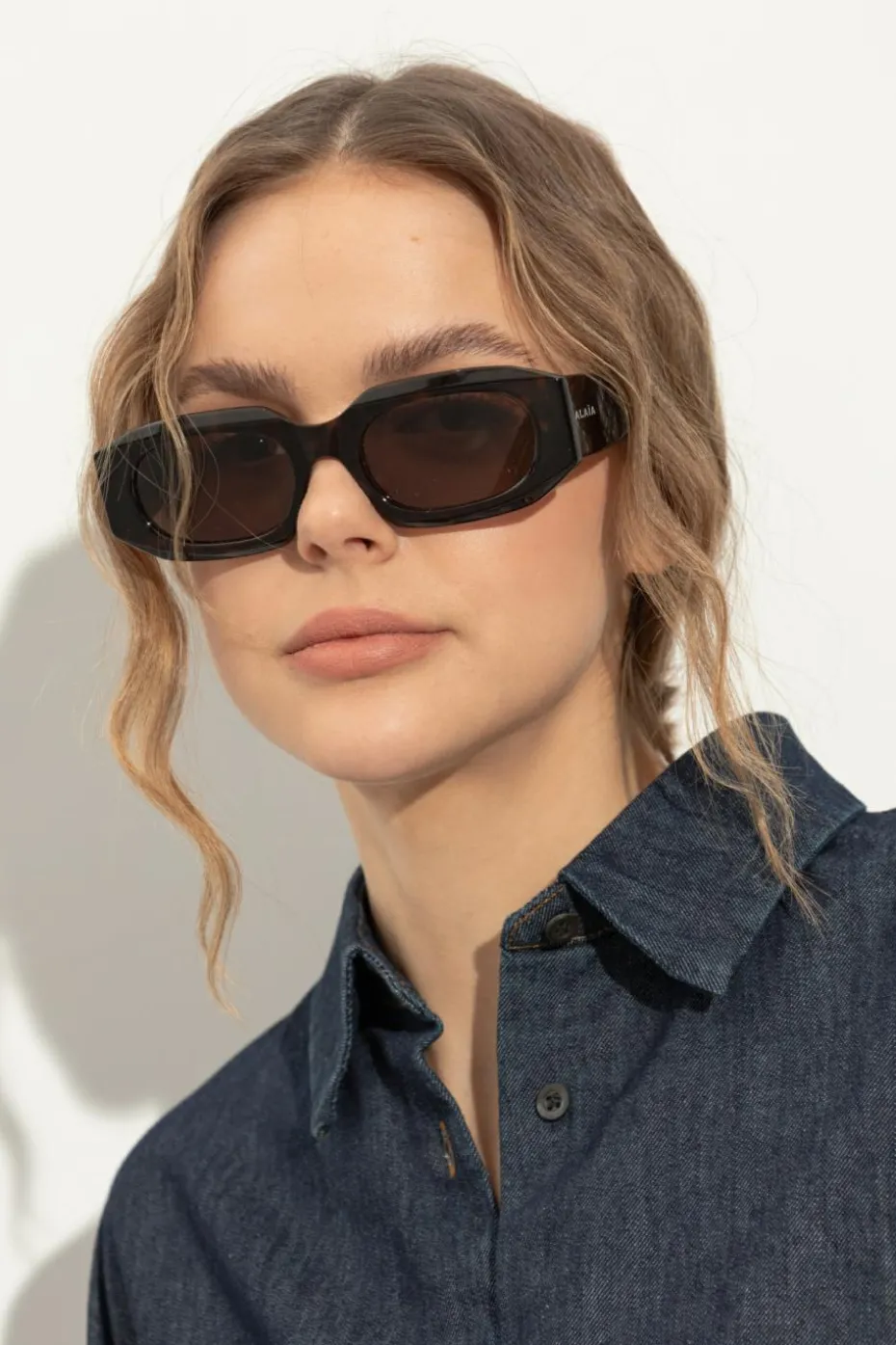 Alaïa BROWN Sunglasses