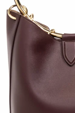 Alaïa BURGUNDY Handbag 'Ring'