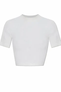 Alaïa cream Cashmere top