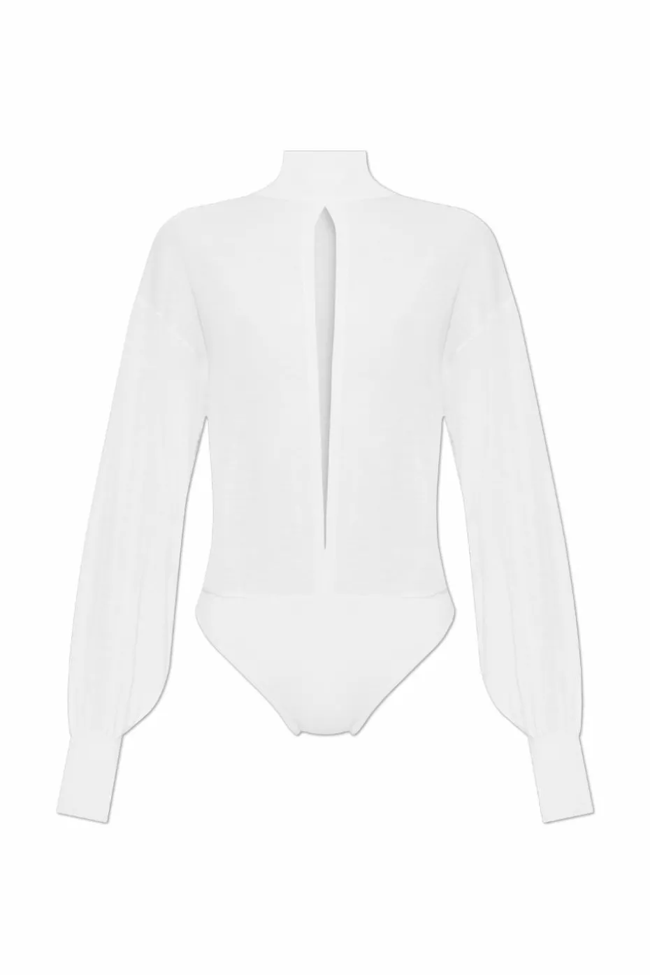 Alaïa cream Wool bodysuit