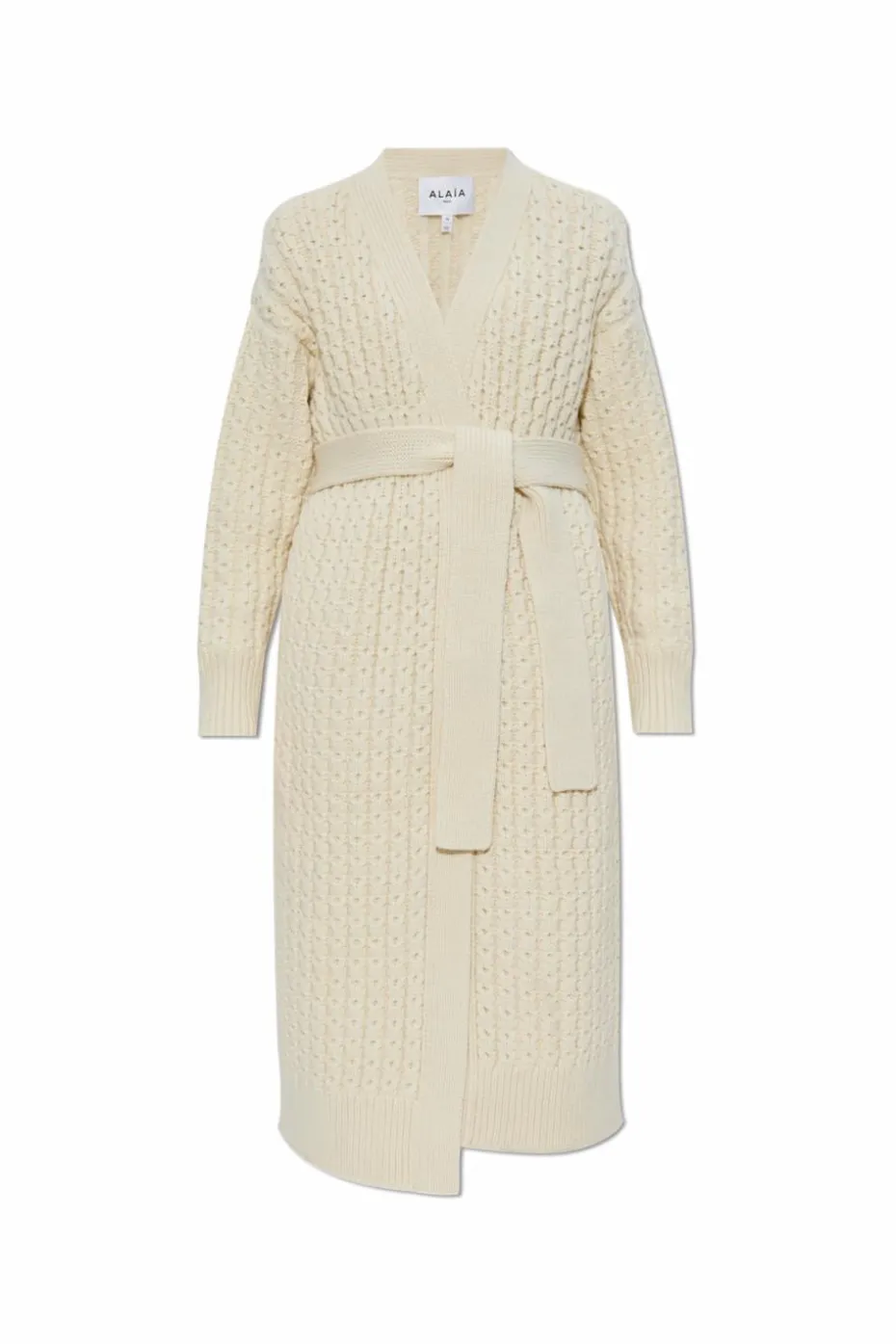 Alaïa cream Wool Cardigan