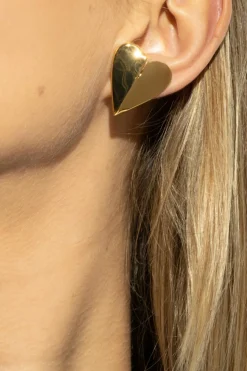Alaïa GOLD Brass earrings
