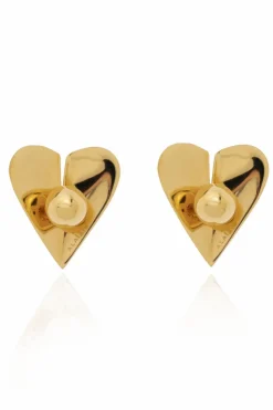 Alaïa GOLD Brass earrings