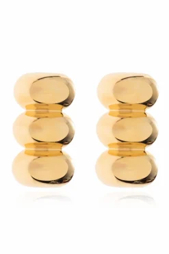 Alaïa GOLD Brass earrings