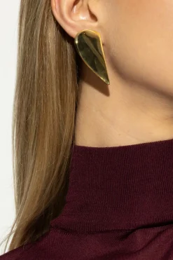 Alaïa GOLD Brass earrings