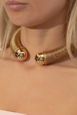 Alaïa GOLD Brass necklace