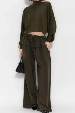 Alaïa GREEN Backless sweater