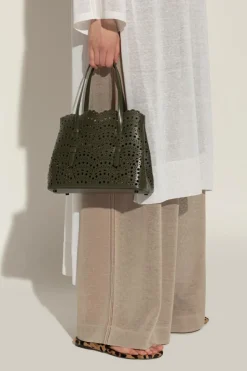Alaïa GREEN Handbag "Mina 25"