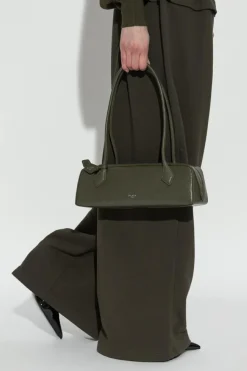 Alaïa GREEN Shoulder bag "Le Teckel Medium"