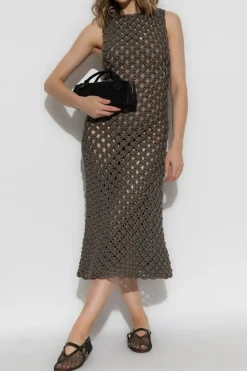 Alaïa GREY Sleeveless dress