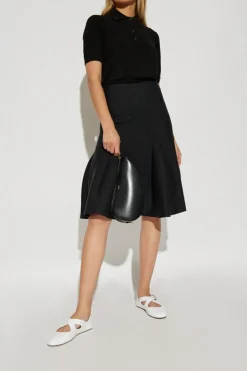 Alaïa GREY Wool Skirt