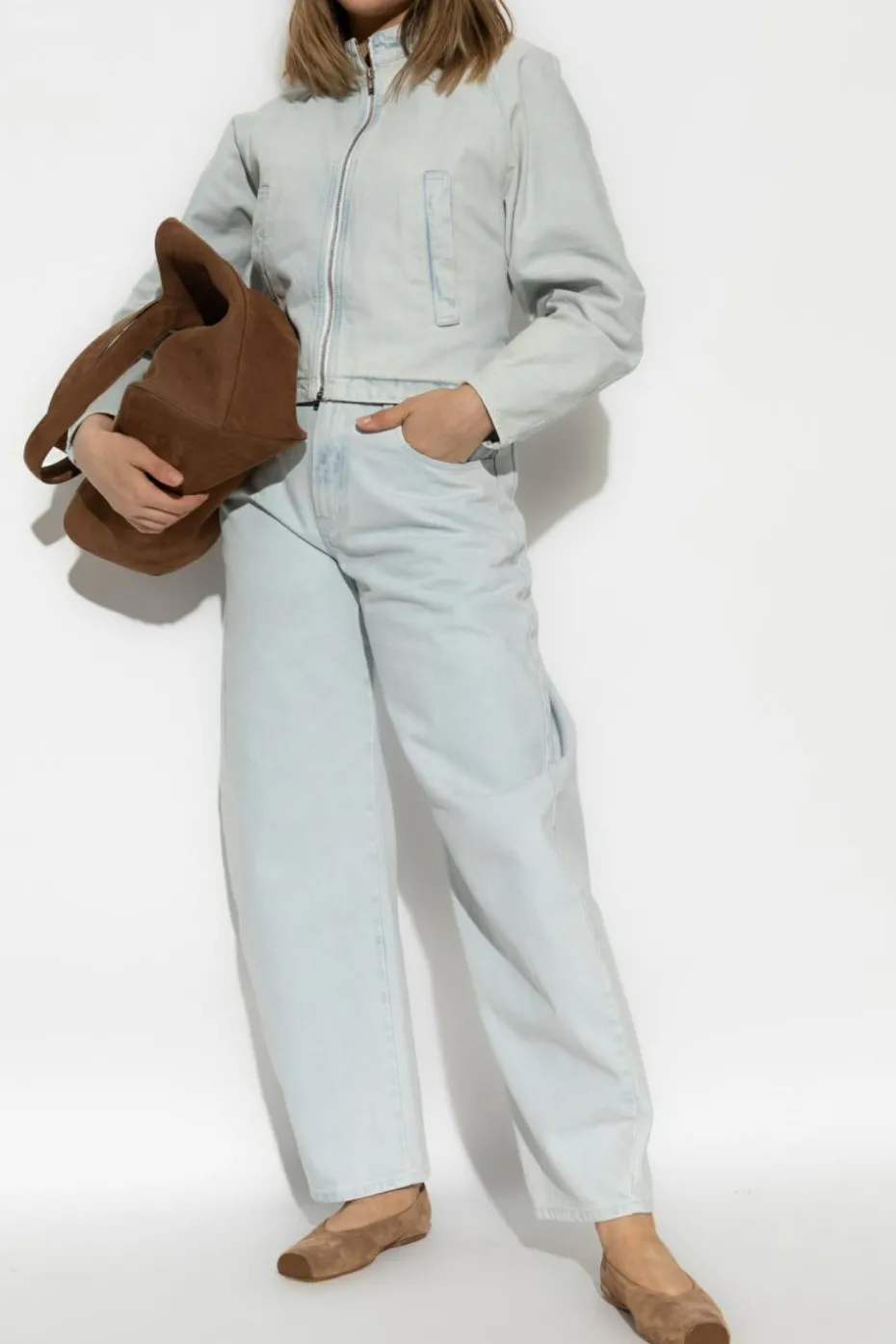 Alaïa light blue Denim jacket
