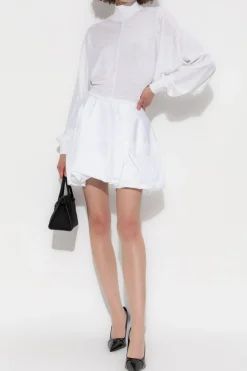 Alaïa WHITE Bubble skirt