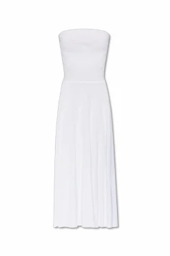 Alaïa WHITE Off-shoulder dress