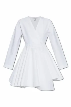 Alaïa WHITE Wrap dress