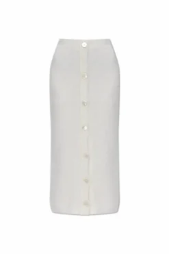 Alessandra Rich cream Wool skirt