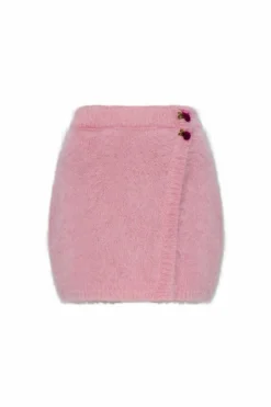 Alessandra Rich PINK Wool skirt
