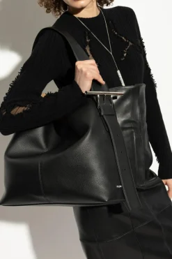 Alexander McQueen BLACK Bag T-Bar Sling