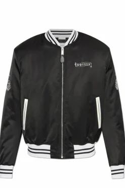 Alexander McQueen BLACK Bomber-type jacket
