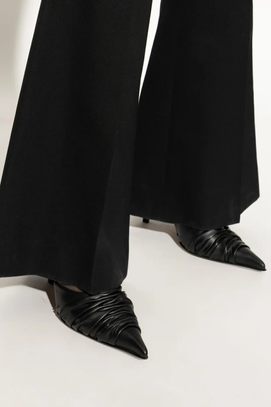 Alexander McQueen BLACK Birdee heeled mules