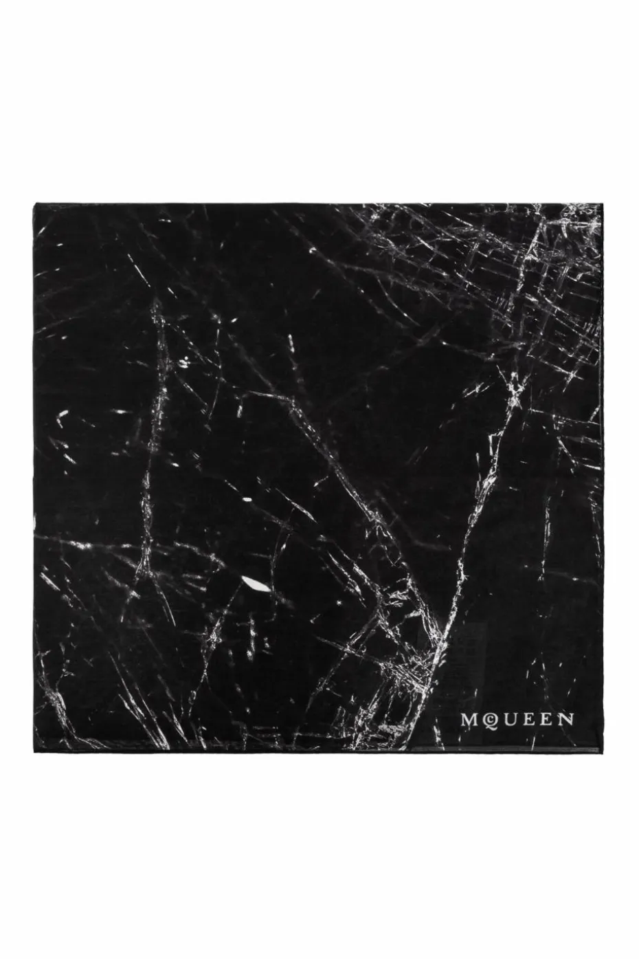 Alexander McQueen BLACK Cotton Scarf