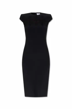 Alexander McQueen BLACK Dress with back slit