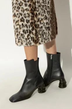 Alexander McQueen BLACK Heeled ankle boots