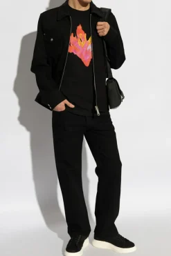 Alexander McQueen BLACK Jeans with logo