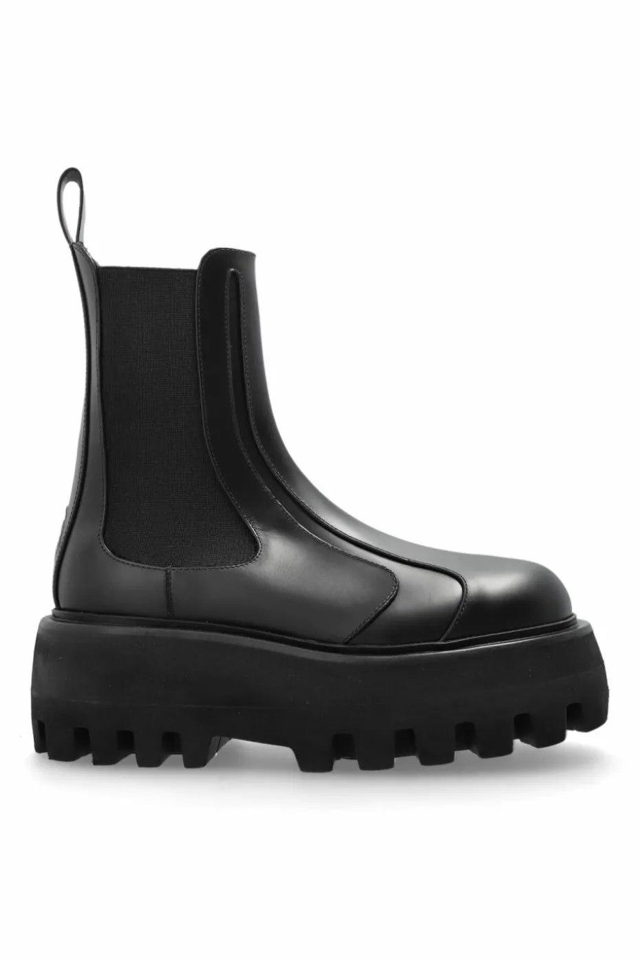 Alexander McQueen BLACK Leather ankle boots