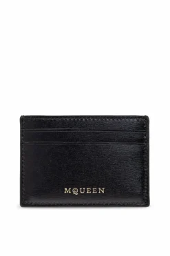 Alexander McQueen BLACK Leather card case