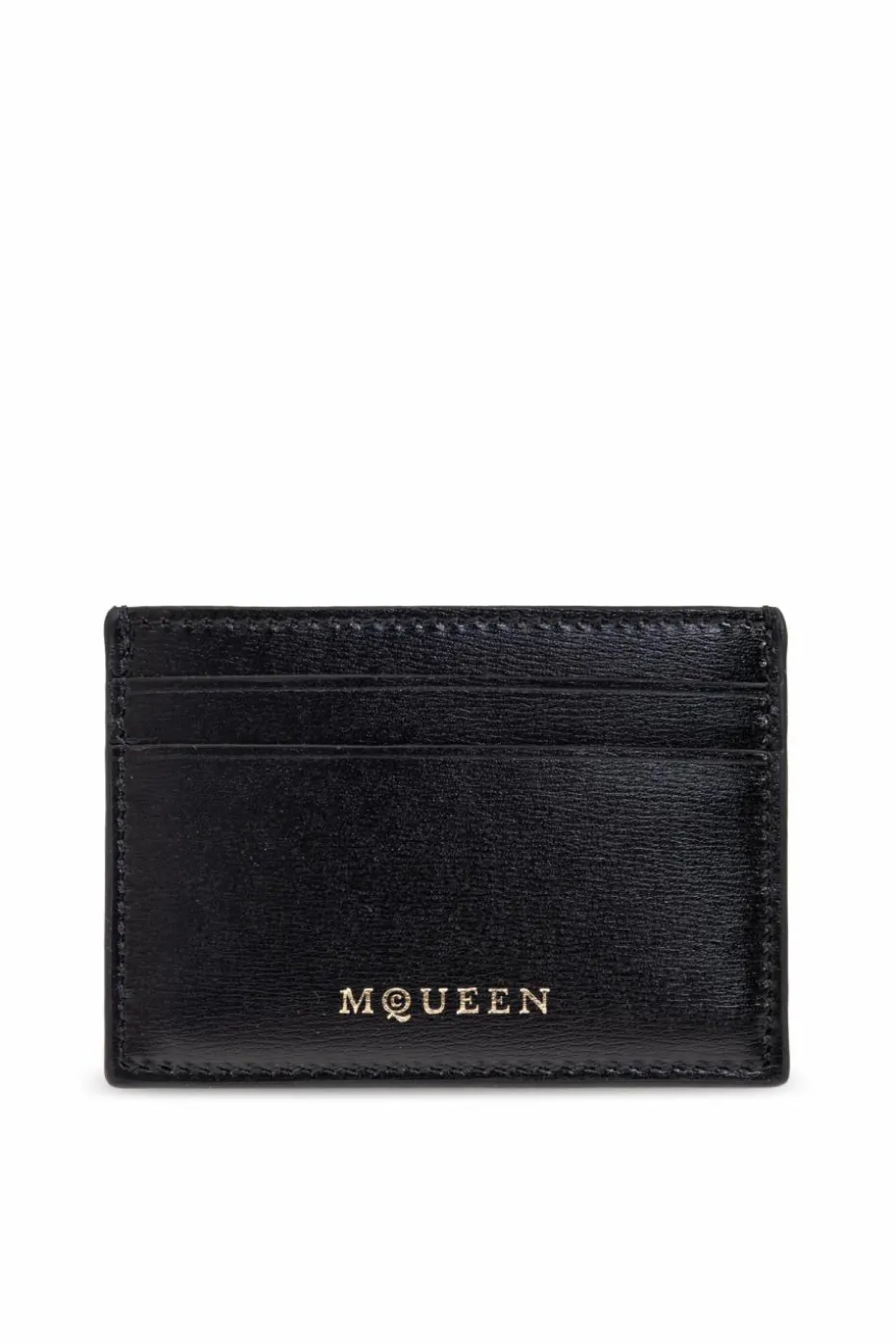 Alexander McQueen BLACK Leather card case