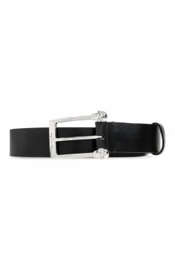 Alexander McQueen BLACK Leather belt