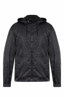 Alexander McQueen BLACK Light jacket with detachable hood