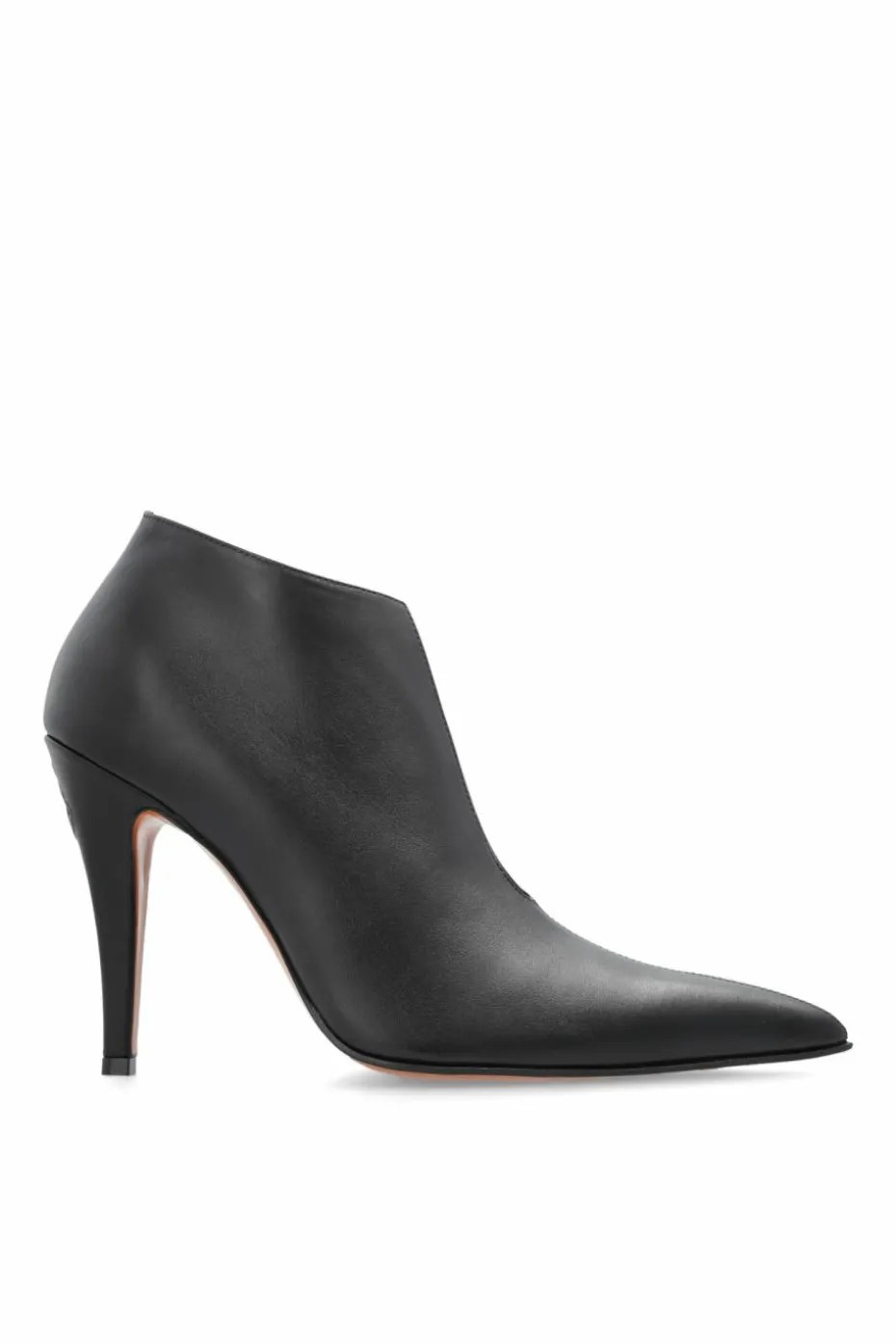 Alexander McQueen BLACK Leather heeled shoes
