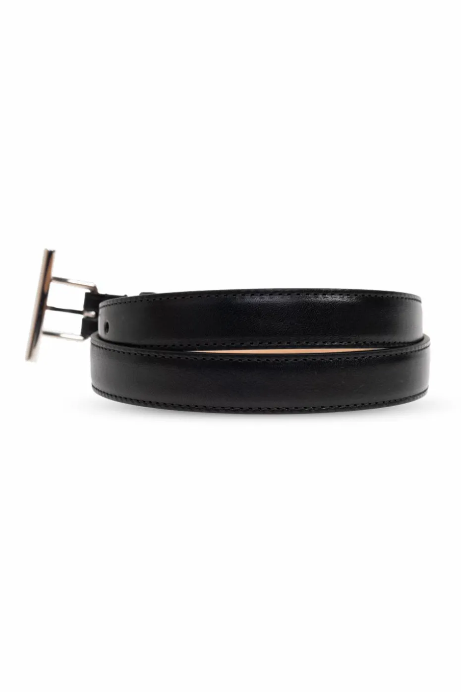 Alexander McQueen BLACK Leather belt