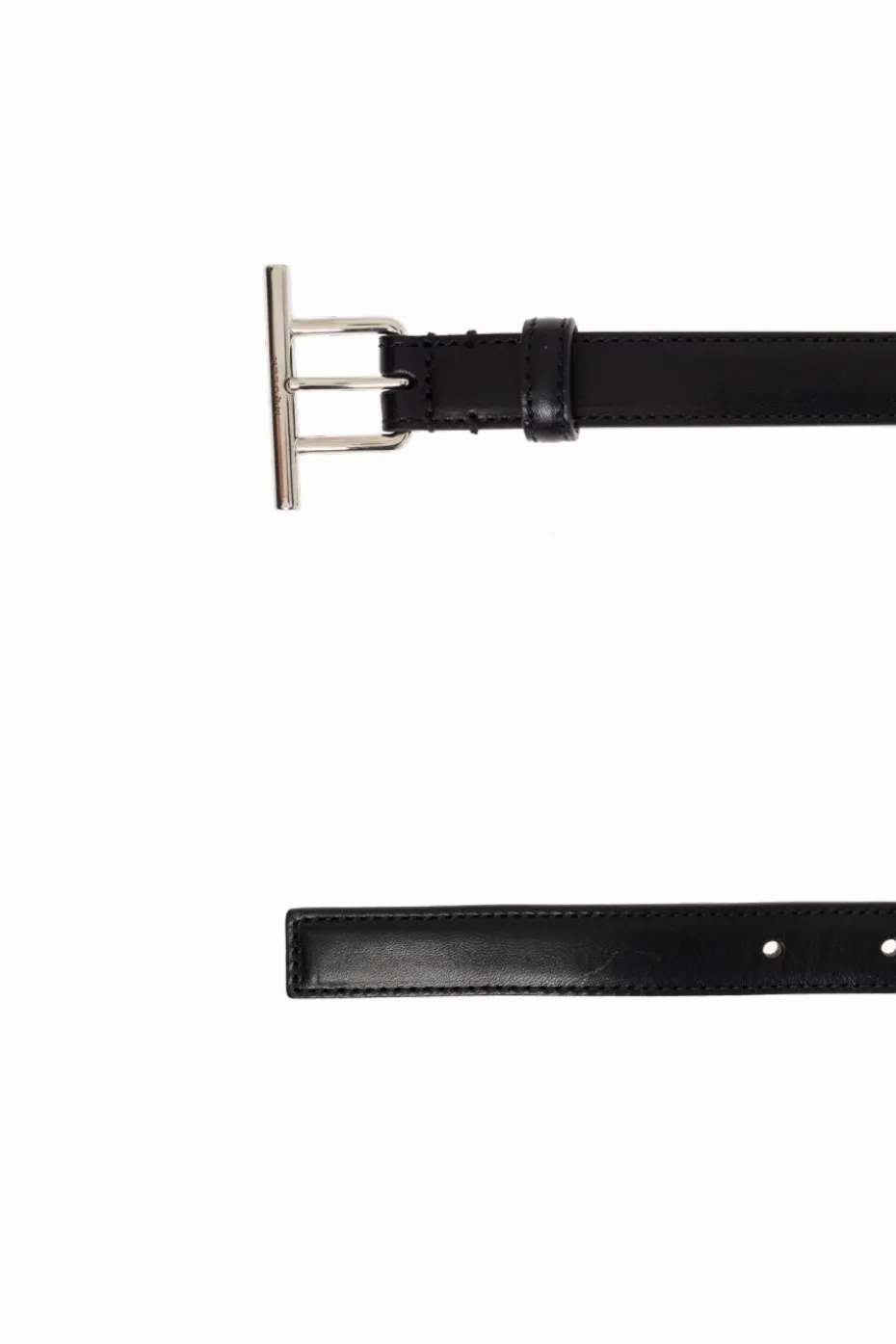 Alexander McQueen BLACK Leather belt