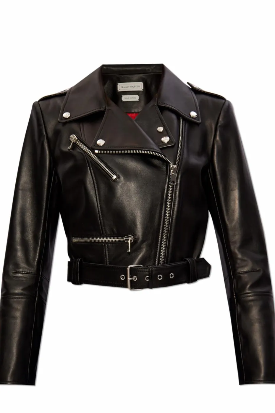 Alexander McQueen BLACK Leather Jacket