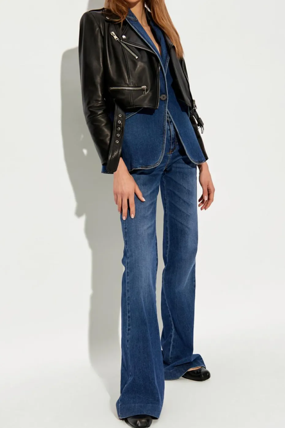 Alexander McQueen BLACK Leather Jacket