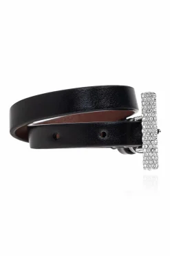 Alexander McQueen BLACK Leather bracelet