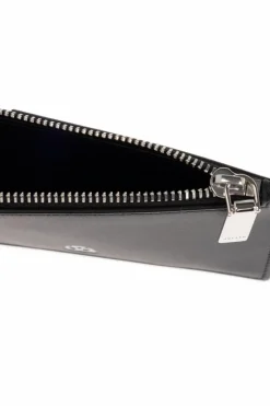 Alexander McQueen BLACK Leather card case